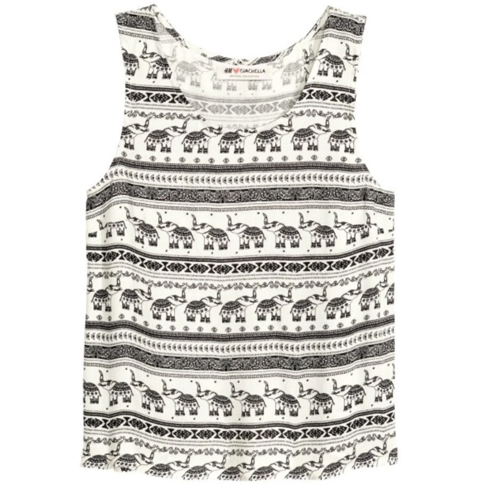 H&M Coachella Collection Elephant Tank Top